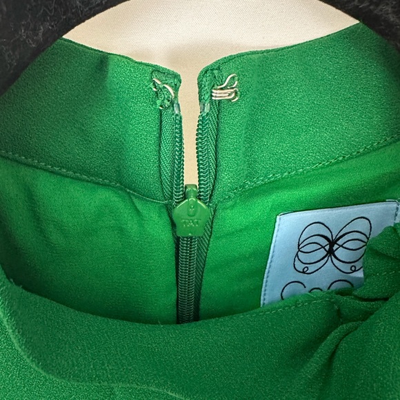 CeCe Sportswear Women's Short Sleeve A-LINE Dress with Neck Bow, Lush Gr… - Picture 5 of 9